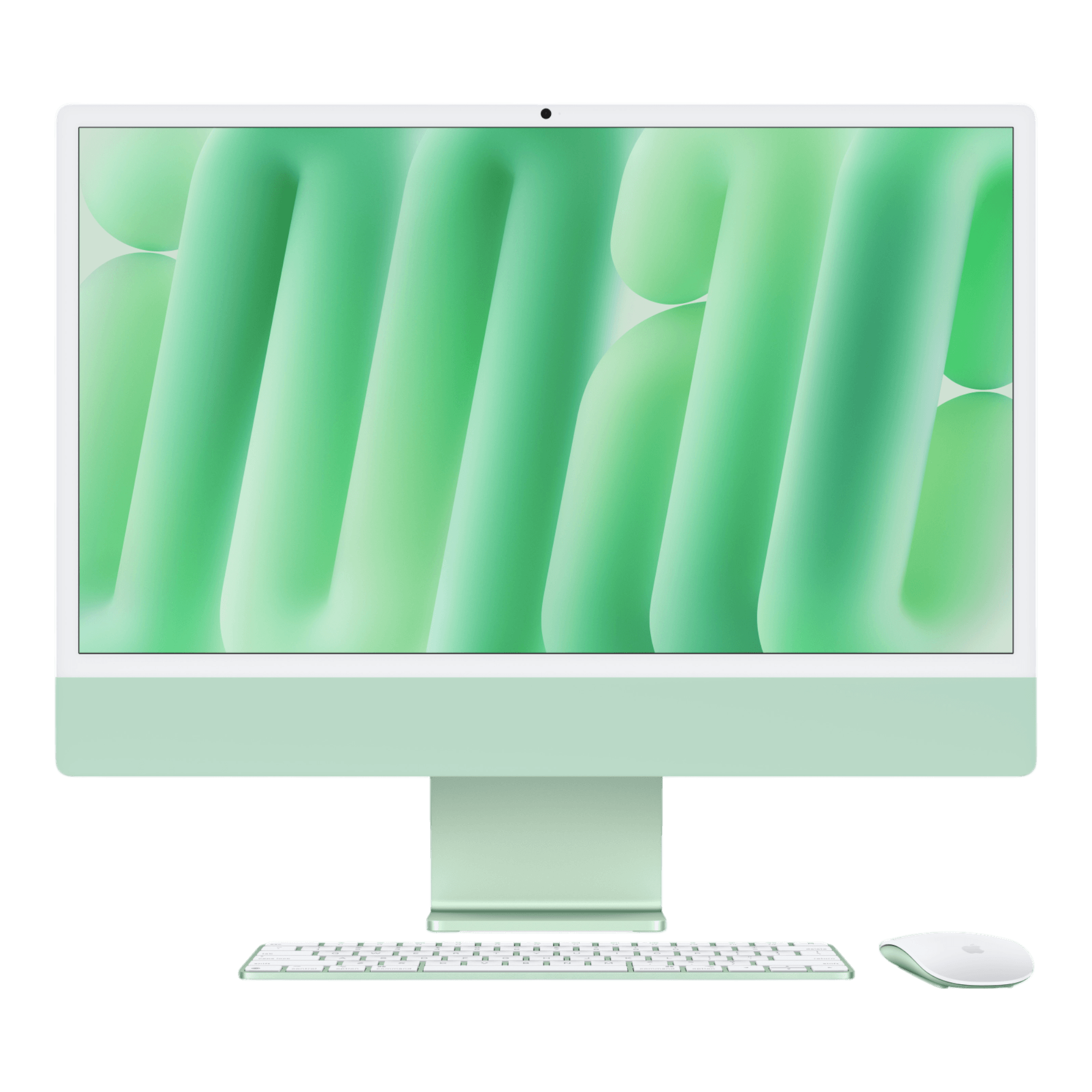 iMac (All In One) 24-inch (2024) MWUE3 - M4 chip 8-Core CPU 8-Core GPU 16GB Unified Memory 256GB SSD Storage Green - alAsil